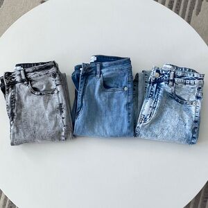 CHIPRE Denim Jeans Trio Bundle with tanks